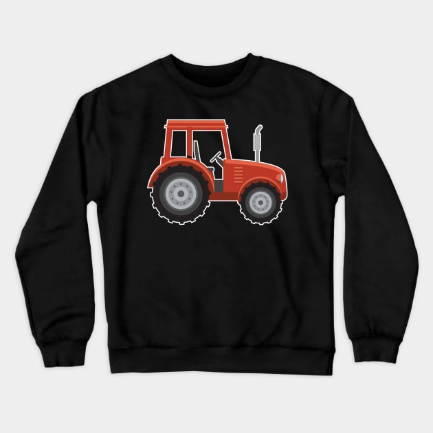 Tractor Farmer Crewneck Sweatshirt by Shirtbubble